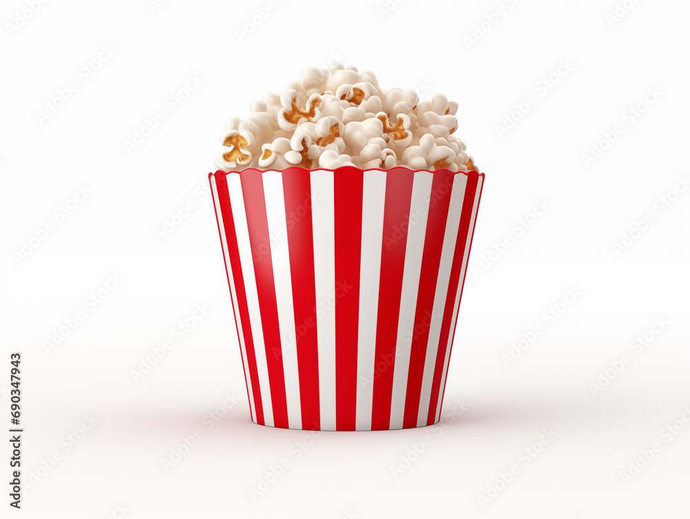 3d cup of cinema popcorn
