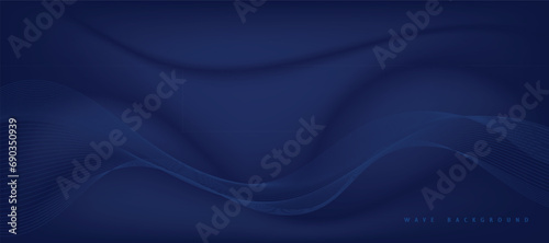 Abstract digital technology futuristic blue background.