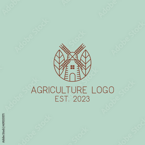 Agriculture Logo, Framer logo