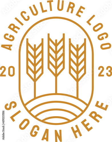 Agriculture Logo, Framer logo