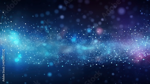 Innovation in Modern IT Technology Abstract Particle Background © Damian Sobczyk