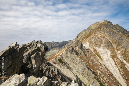 View from Predne Solisko, High Tatra, Slovakia photo