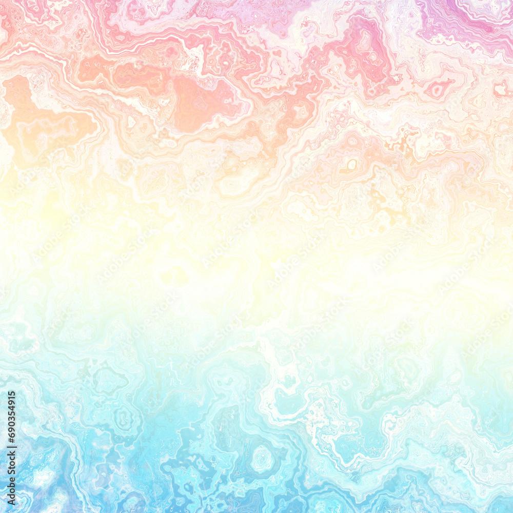 Abstract Gradient Marble texture. Fractal digital Art Background. High Resolution. Can be used for background or wallpaper