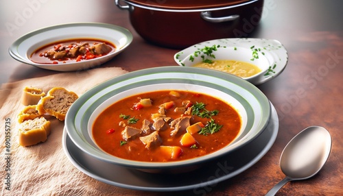 goulash soup suitable as background or banner photo