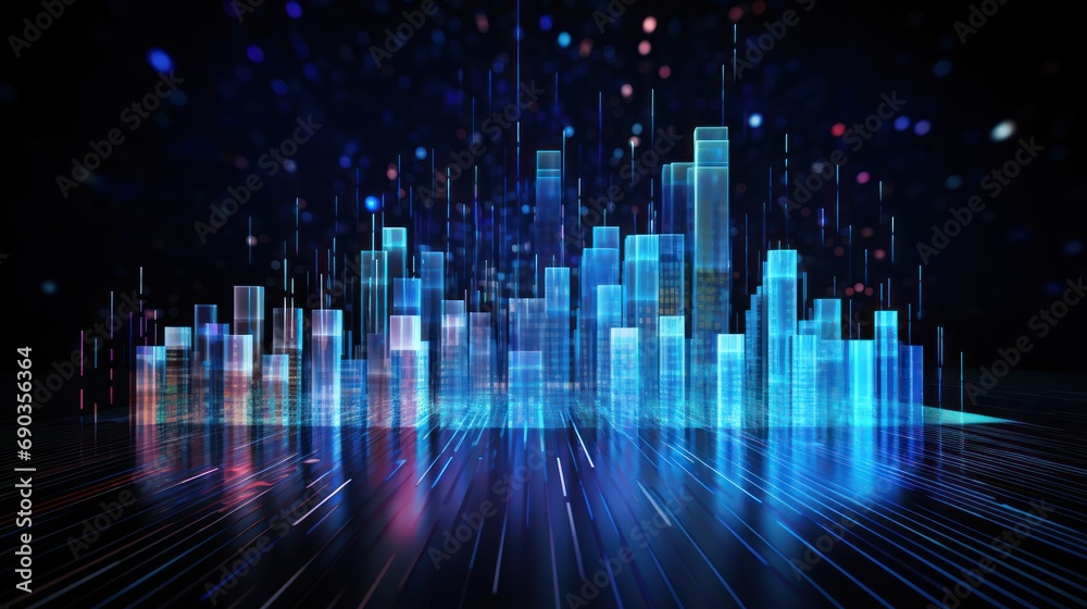 Big Data Integration in Abstract Beautiful Digital World Big Data Integration in Abstract Beautiful Digital World