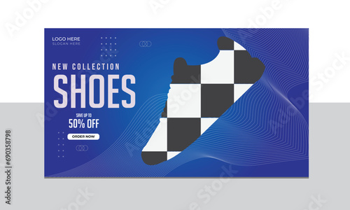  Shoes Web banner design.