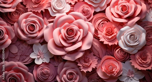 a collage of pink roses for wallpapers