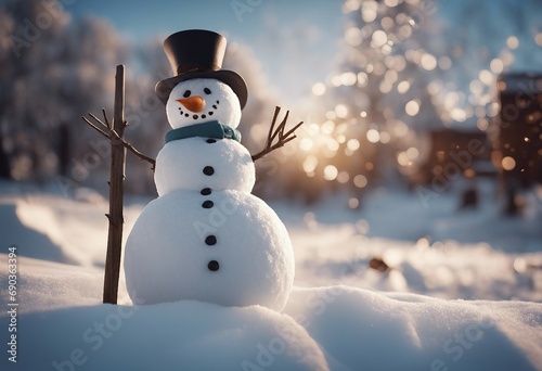 3D Snowman © ArtisticLens