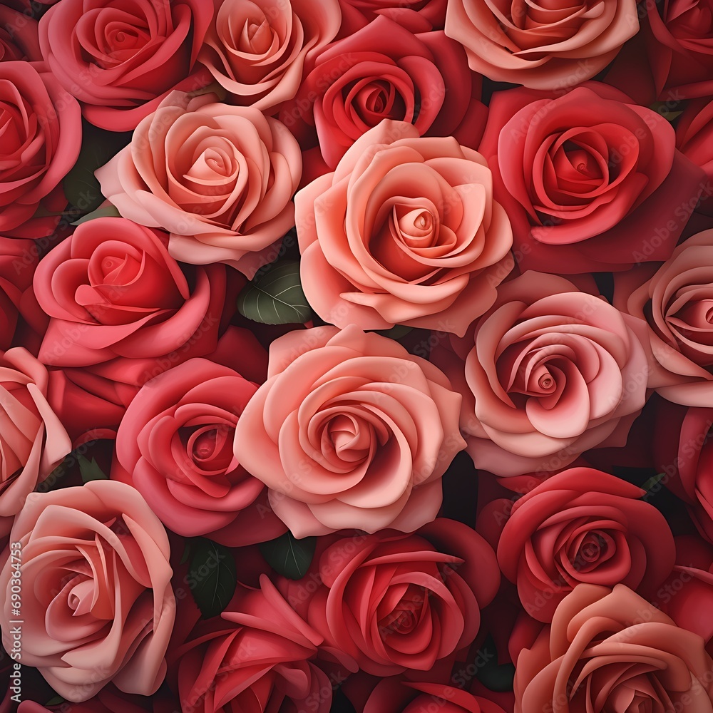 Ein schöner Hintergrund mit Rosen Ein schöner Hintergrund mit Rosen