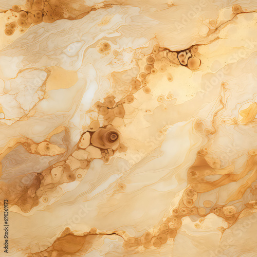 Seamless abstract golden marble texture with wood pattern background