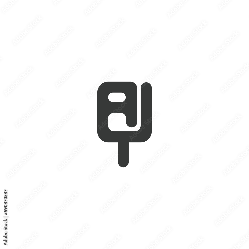 Alphabet letters Initials Monogram logo AY, YA, Y and A Alphabet letters Initials Monogram logo AY, YA, Y and A