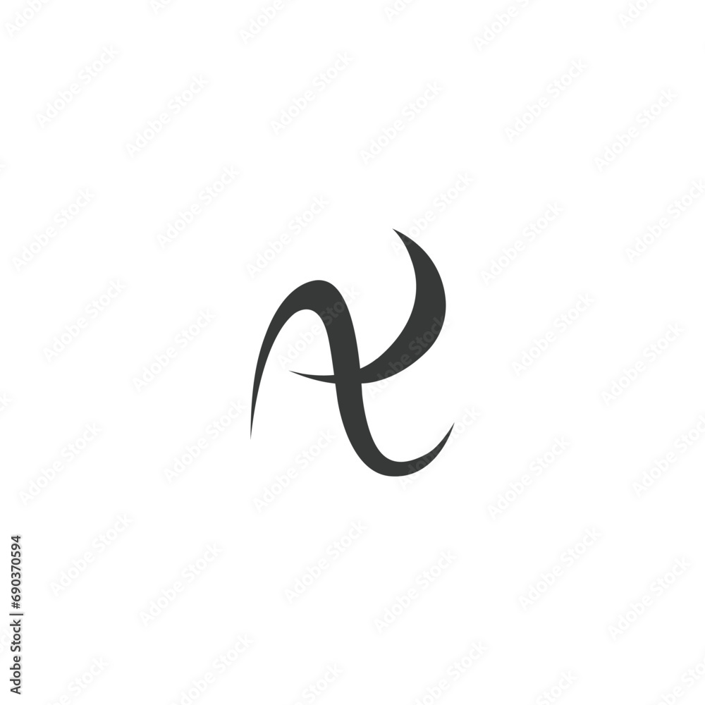 Alphabet letters Initials Monogram logo AY, YA, Y and A Alphabet letters Initials Monogram logo AY, YA, Y and A