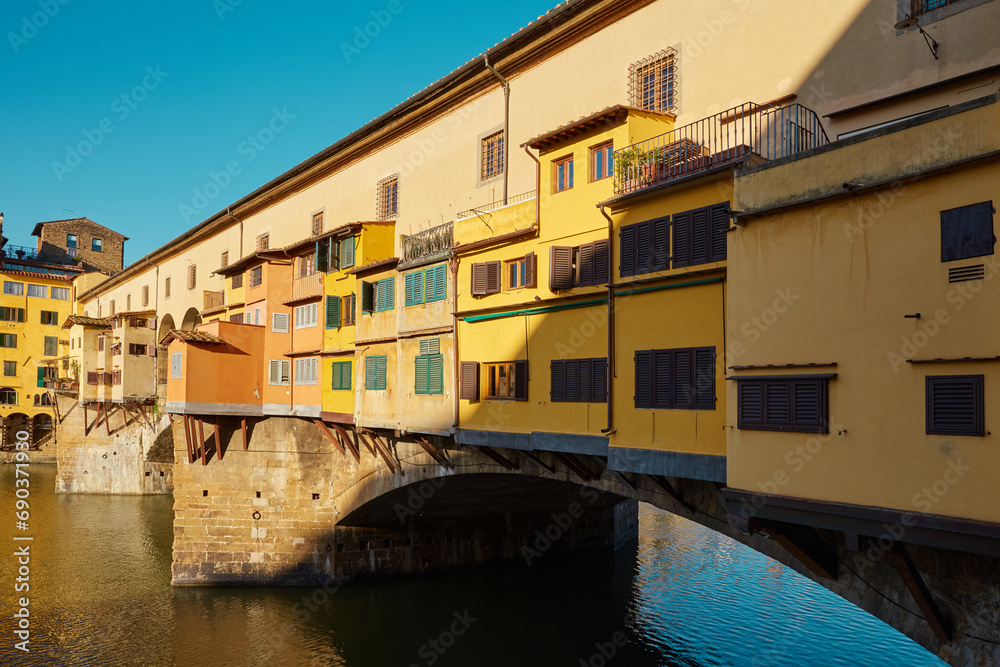 Ponte Vecchio in Florence city, Italy