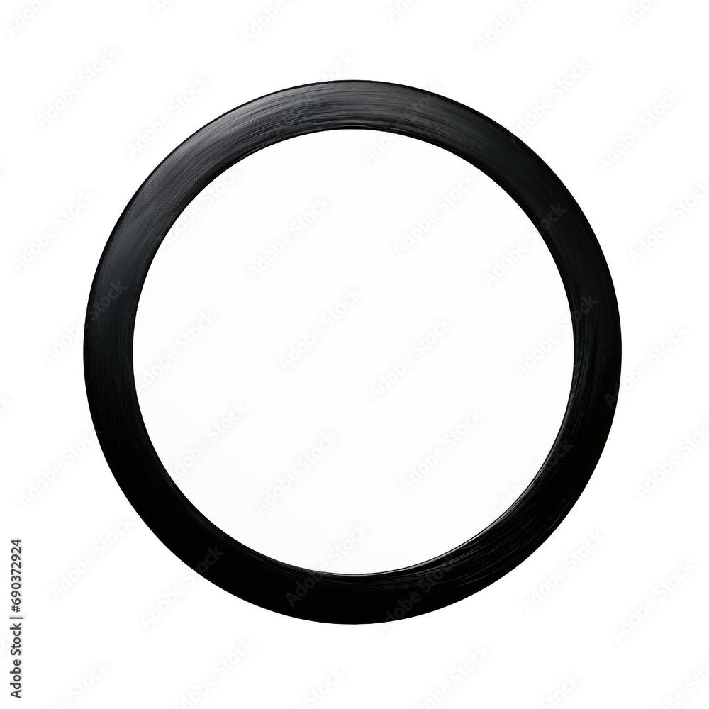 a simple black wide enso circle, regular, partially open, white background created with Generative Ai a simple black wide enso circle, regular, partially open, white background created with Generative Ai