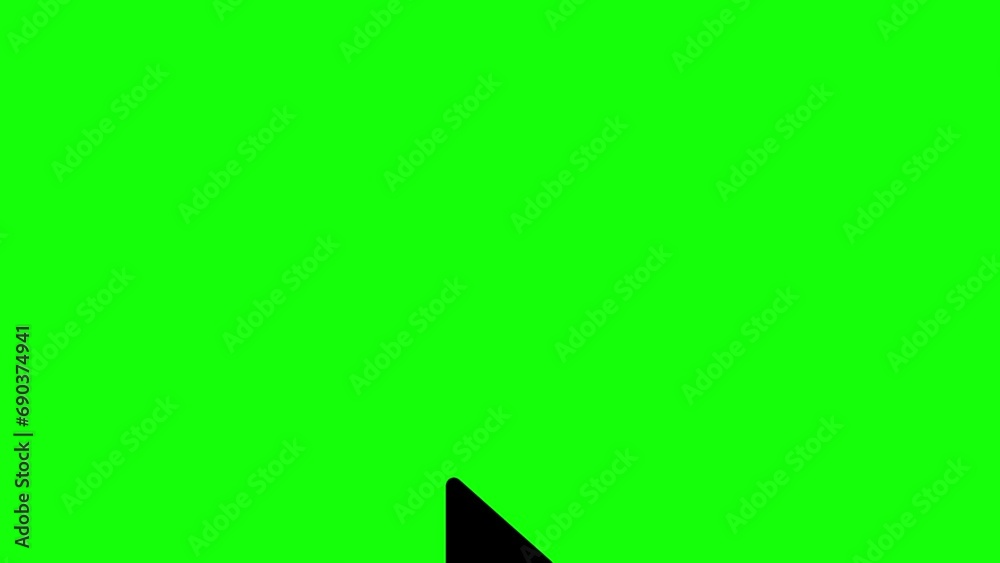 Mouse click and double click animation on green screen. Black mouse cursor with click effect, 4K animation with chroma key background. Mouse click and double click animation on green screen. Black mouse cursor with click effect, 4K animation with chroma key background.