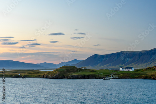 Colorful cliffs at dusk © Richie_K