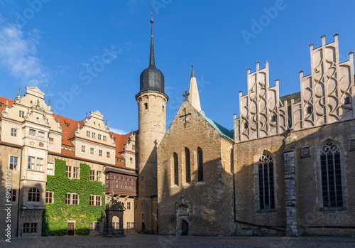 Inner courtyard of the Renaissance Merseburg Castle © Iurii