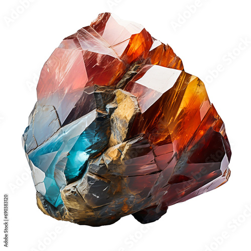 Topaz gemstone isolated