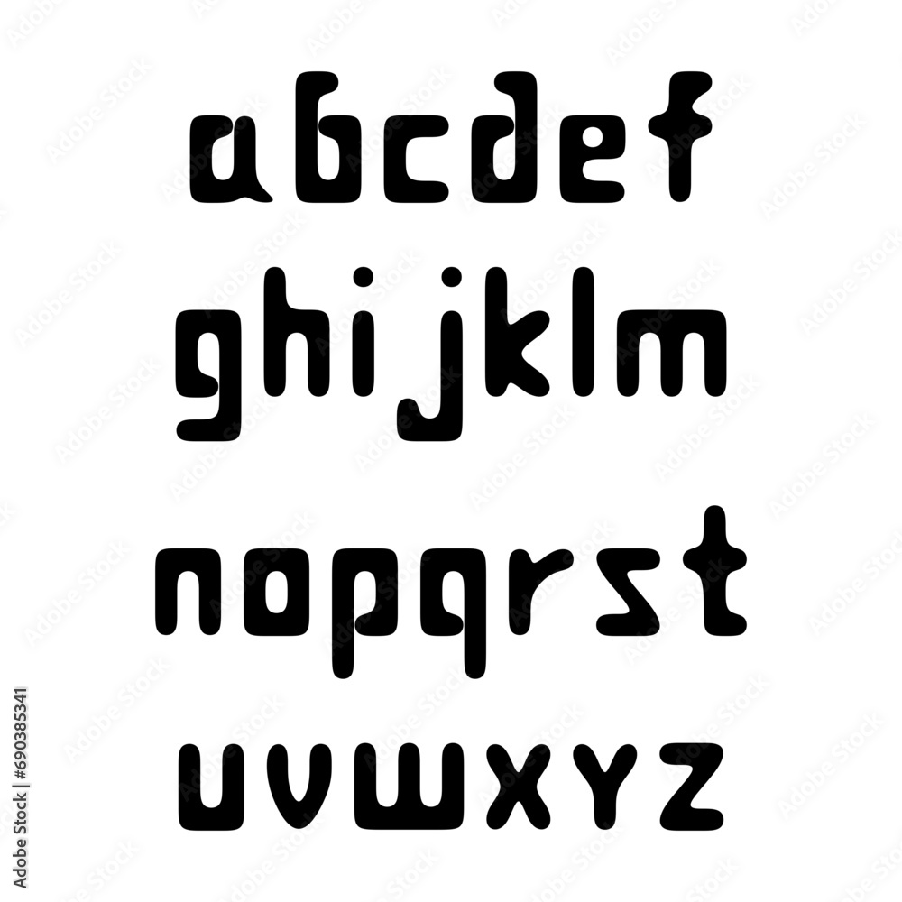 English Lowercase Alphabet Set English Lowercase Alphabet Set