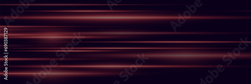 Set of red highlights, laser speed lines, light background.