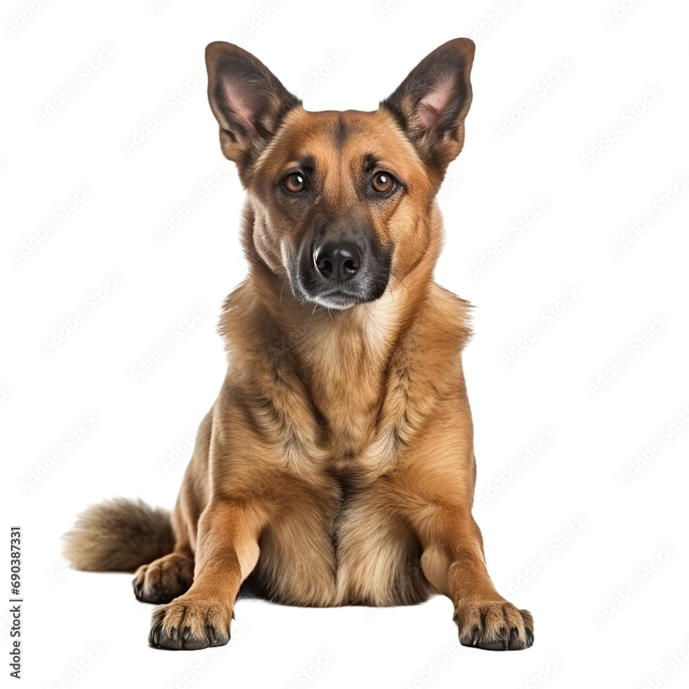 Dog isolated on white background Dog isolated on white background