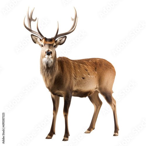 Deer isolated on white background