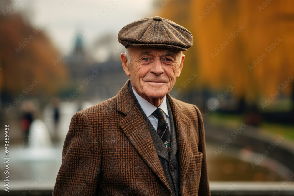 Man senior park portrait nature elderly person mature retired old male caucasian