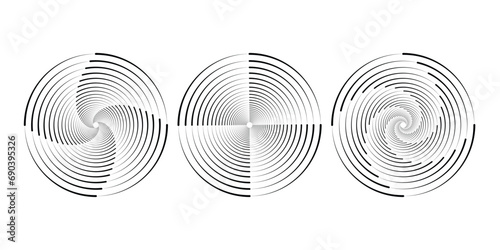 Hand drawn circle line sketch set. Vector circular scribble doodle round circles for message note mark design element.