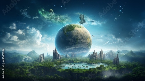 image to use in climate website background, earth theme, climate theme, 16:9
