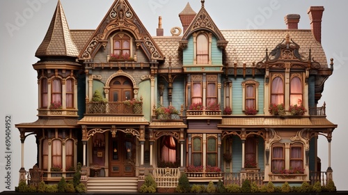 Victorian Architectural Detail with Gingerbread Shakes