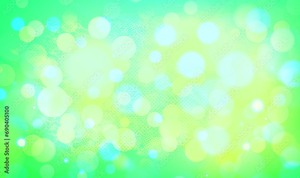 Green bokeh background for seasonal, holidays,  celebrations and various design works