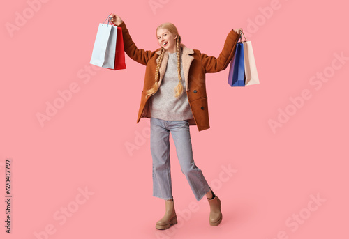Beautiful young happy woman...