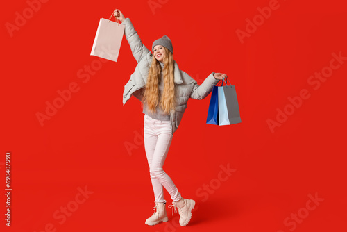 Beautiful young happy woman...