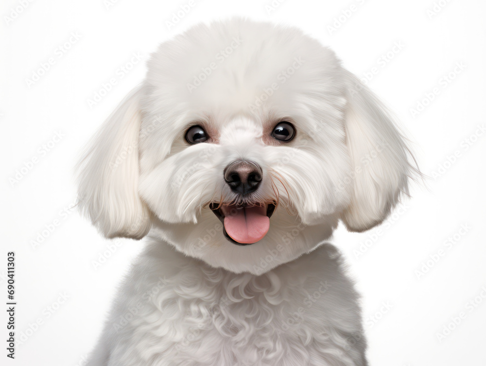 Bichon frisé Studio Shot Isolated on Clear Background, Generative AI Bichon frisé Studio Shot Isolated on Clear Background, Generative AI