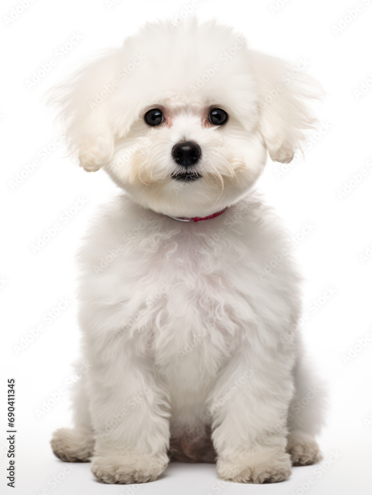 Bichon frisé Studio Shot Isolated on Clear Background, Generative AI Bichon frisé Studio Shot Isolated on Clear Background, Generative AI
