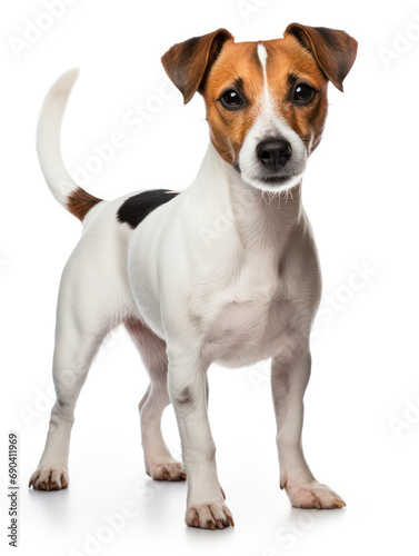 Jack Russel Dog Studio Shot Isolated on Clear Background  Generative AI
