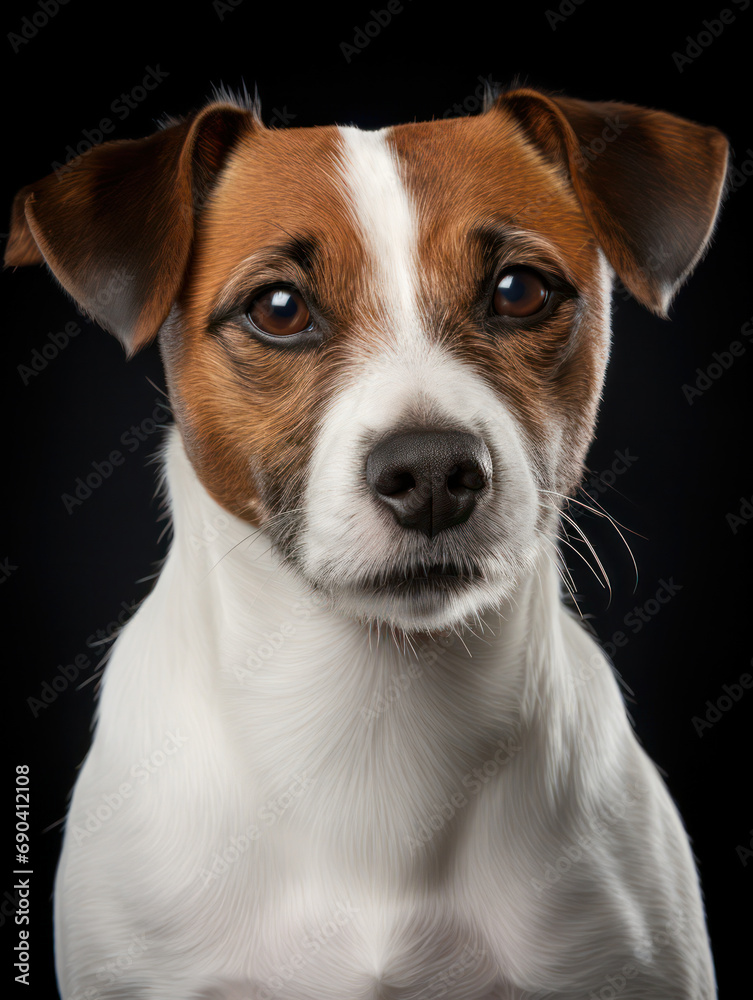 Jack Russel Dog Studio Shot Isolated on Clear Background, Generative AI Jack Russel Dog Studio Shot Isolated on Clear Background, Generative AI