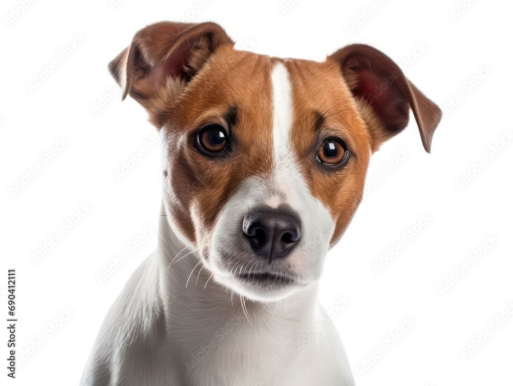Jack Russel Dog Studio Shot Isolated on Clear Background, Generative AI Jack Russel Dog Studio Shot Isolated on Clear Background, Generative AI