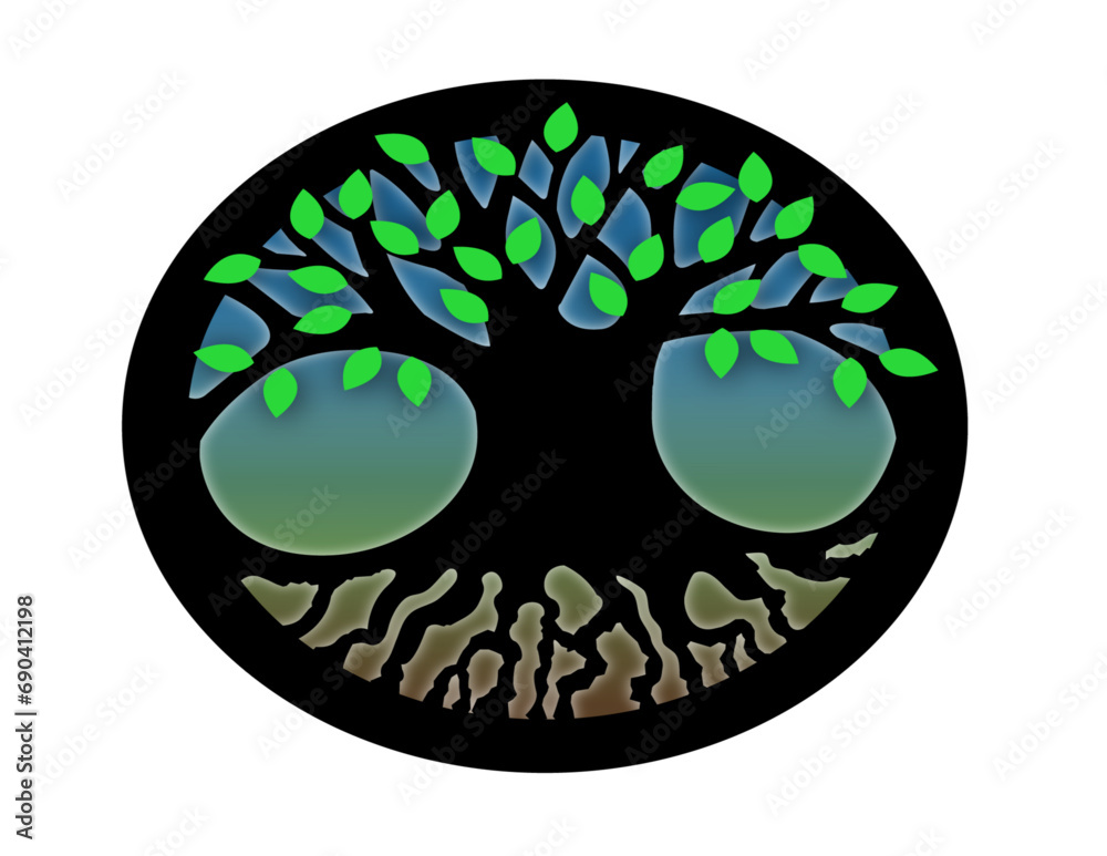 Tree of Life symbol logo icon