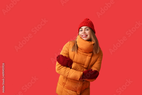 Beautiful young happy woman...