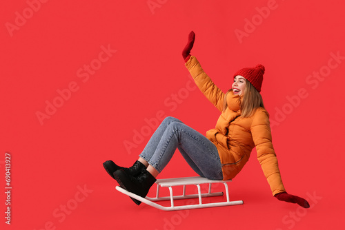 Beautiful young happy woman...