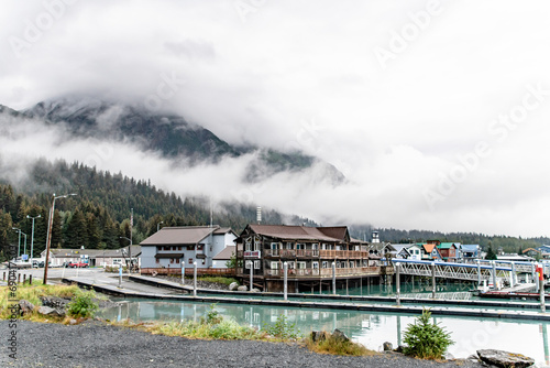 Small Town of Seward, AK Located in Kenai Fjords National Park, AK