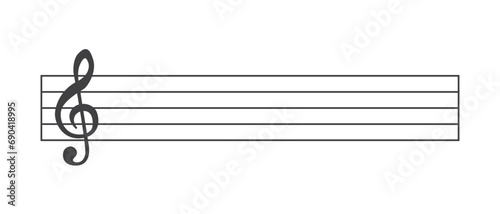 Music notes icon, Music notes symbol, vector illustration, Music elements. Simple musical notes signs. Isolated music notes on transparent background. 