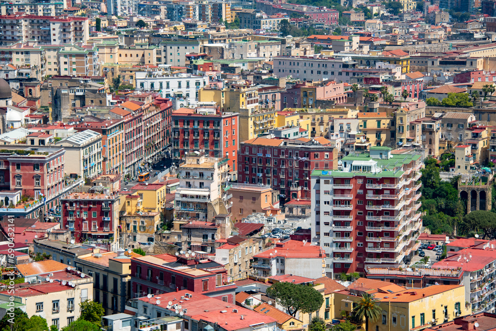 Fototapeta premium Residential Buildings - Naples - Italy