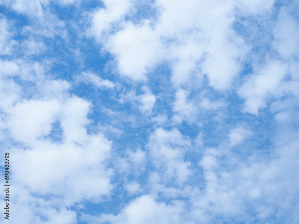 Blue sky with white cloud for nature background Blue sky with white cloud for nature background
