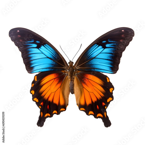 Butterfly isolated on white, transparent cutout © The Stock Guy