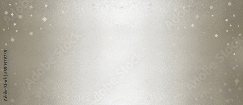 シルバーのまだら和紙背景に舞い散る雪片デザインのテクスチャ素材 photo