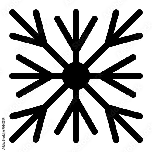 snowflake icon vector illustration
