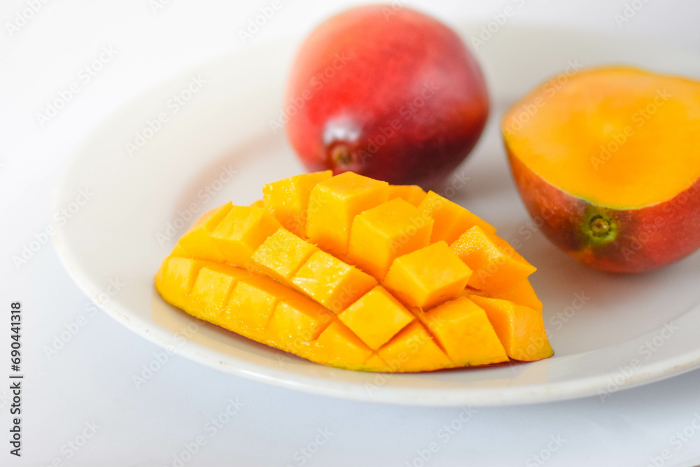 Fresh manga fruit is high in vitamins, healthy mango juice. Fresh manga fruit is high in vitamins, healthy mango juice.