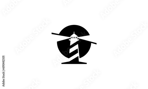 lighthouse icon vector